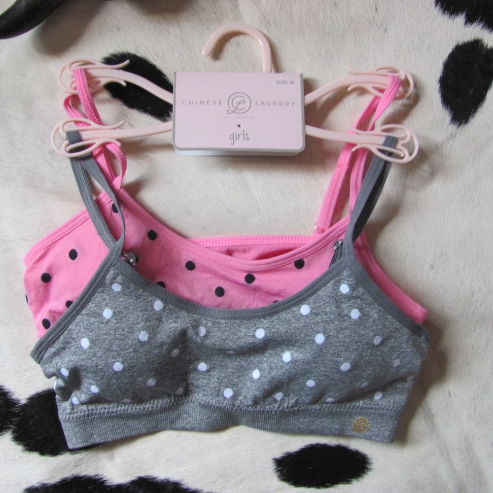 CHINESE LAUNDRY GIRLS WIRELESS BRA SET BRAND NEW